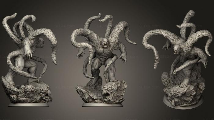 Статуэтки герои, монстры и демоны (Орконакс, STKM_3192) 3D модель для ЧПУ станка